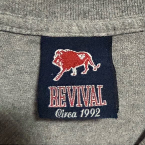 Revival Revival long sleeve everyday shirt thrashed XXL Gray long sleeve - Picture 6 of 8